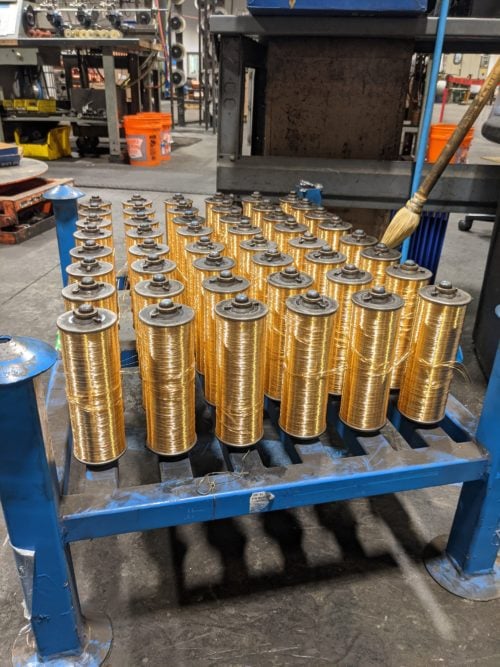 Bronze Wire on Bobbin