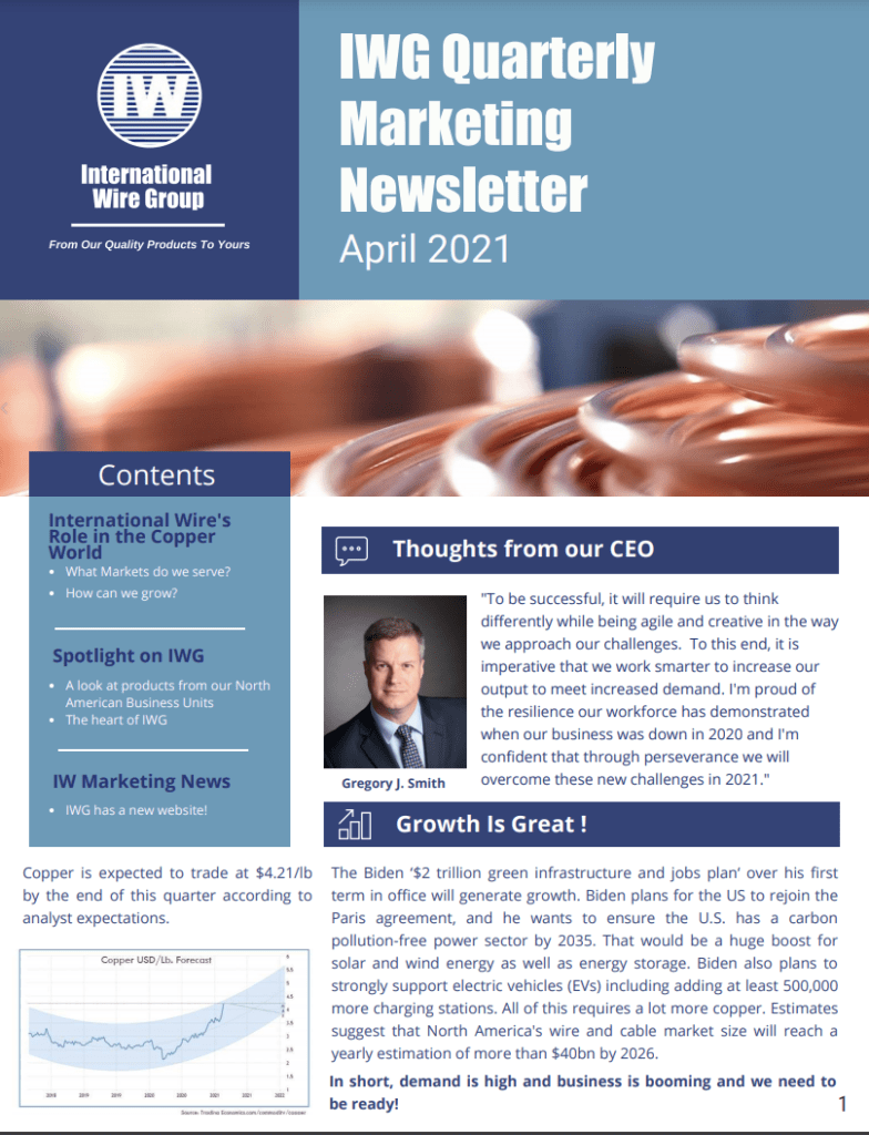 IWC April 2021 Newsletter